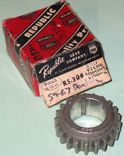 1959-1981 pontiac catalina bonneville new crankshaft sprocket r-306