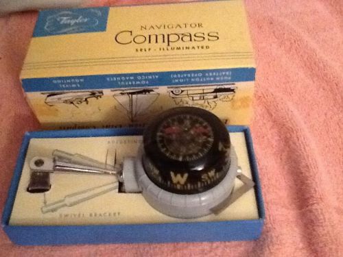 Vintage 1957 taylor grey navigator compass no 2957 in box