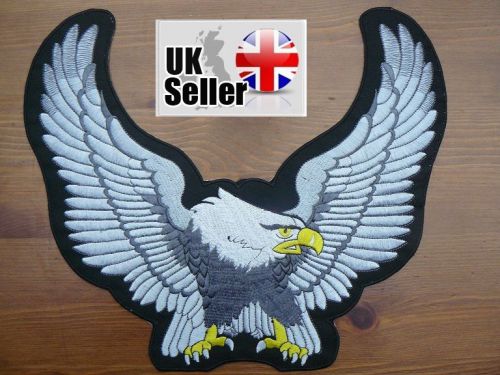 Eagle wings iron on/ sew on patch biker motorcycle