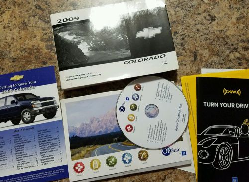 2009 chevrolet colorado owners manual with supplements
