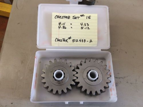 Winters 8500 series 10-spline quick change gears chester set # 14 imca circle