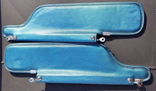 1965-1966  original corvette sun visors medium blue