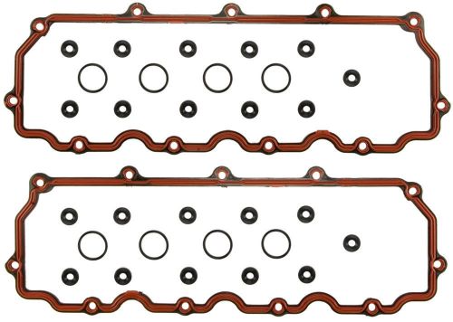 Engine valve cover gasket set upper fits 03-07 ford f-350 super duty 6.0l-v8