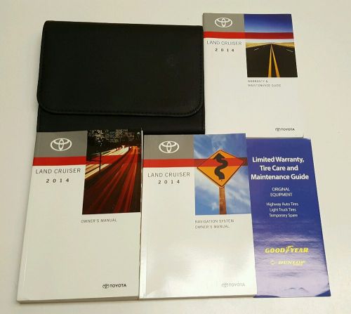 2014 toyota land cruiser navigation system owners manual 4x4 awd 2wd v8 5.7l