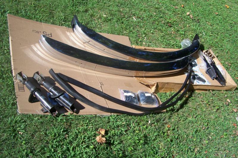 Oem bumpers front & rear 1974-1979 beetle super bug + impacts and new parts