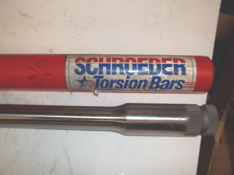 New schroeder sway bar 1 1/4 ends 15/16 solid nascar