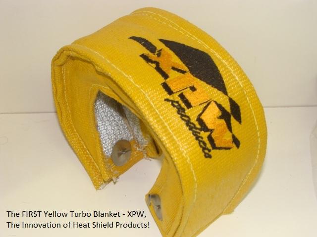 T4 yellow xpw products turbo charger blanket w/springs - turbonetics/garrett