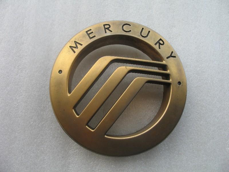 2002 mercury mountaineer front grille gold emblem logo decal badge 02 03 04 05 