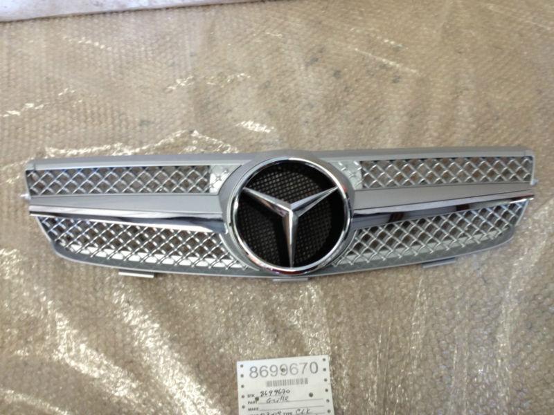 Mercedes-benz clk front grille grill chrome 03 04 05 06 07 08 09 new aftermarket