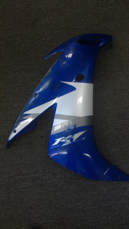 Used factory oem right side fairing blue yamaha yzf-r1 2004 2005 2006