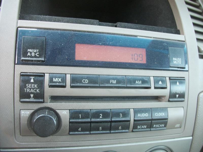 05 06 nissan altima audio equipment recvr am-fm-stereo-single cd std volume cont