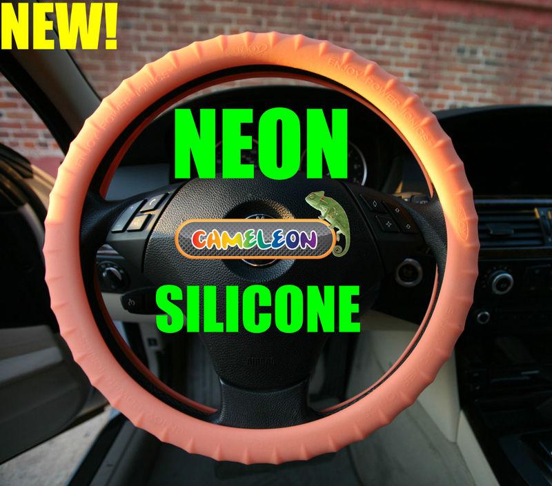 Steering wheel cover-new the first neon-glow in the dark-orange! by cameleon 