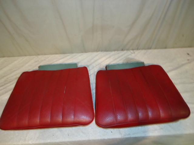 1973-81 camaro carmine red vinyl rear seat bottoms!!!!