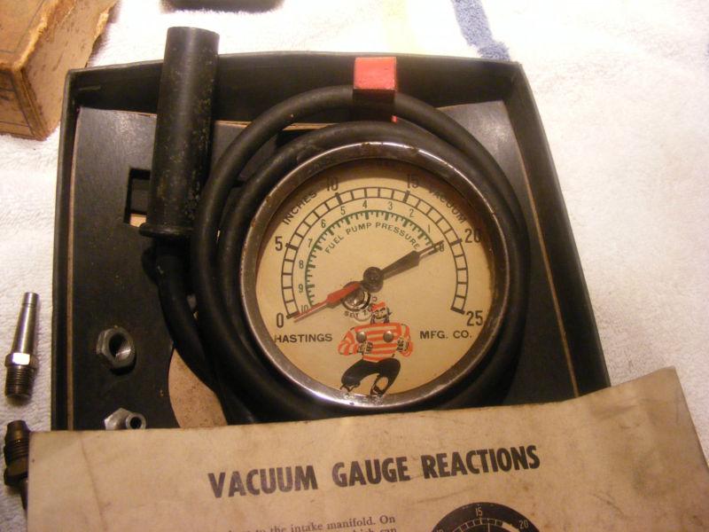 Vintage hastings vacuum and fuel pump tester