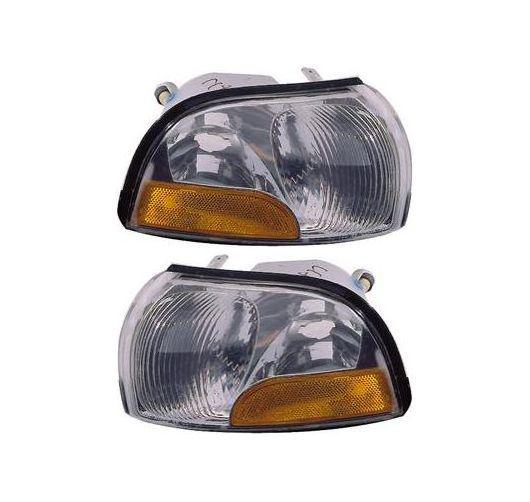Nissan quest 99-00 pair left & right side marker corner lights lamps new