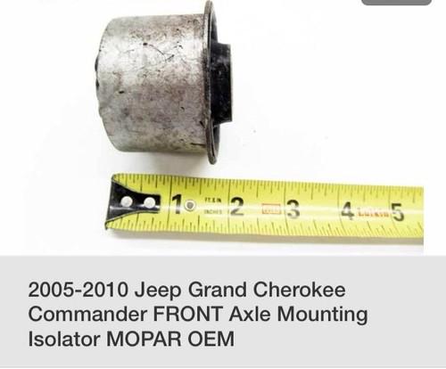 2005-2010 jeep grand cherokee commander front axle mounting isolator mopar oem