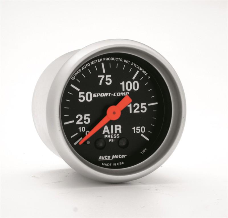 Auto meter 3320 sport-comp; mechanical air pressure gauge
