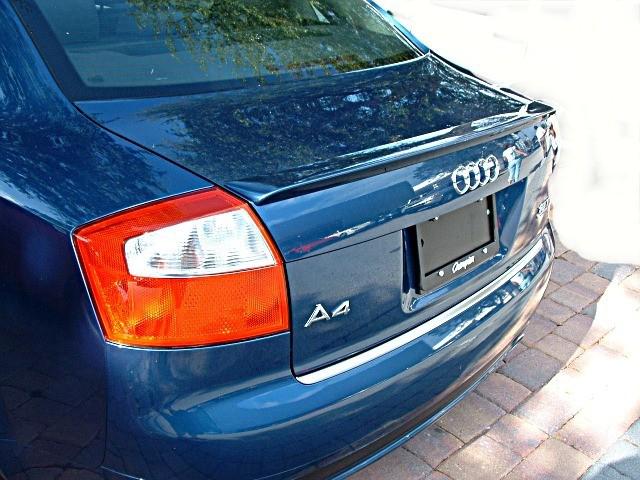 2001-2005 audi a4 (b6) factory  style rear trunk lip spoiler (painted)