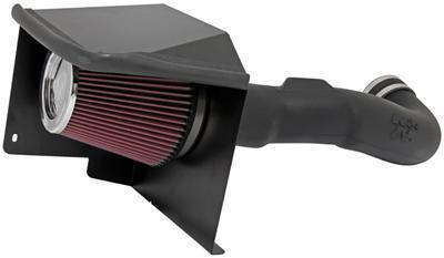 K&n air intake black tube red filter cadillac chevy gmc 4.8 5.3 6.0 6.2l kit
