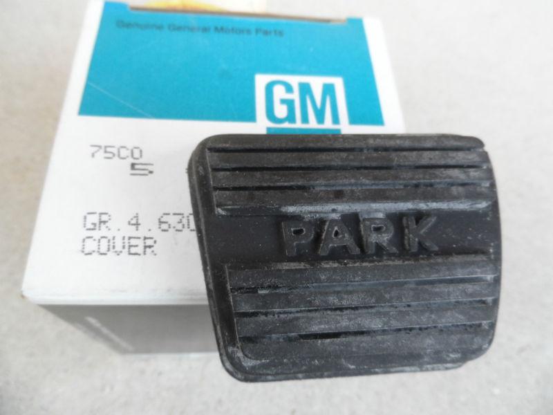 Nos park brake pedal pad 1964-1977  camaro gto nova chevelle ss cutlass,442 gs