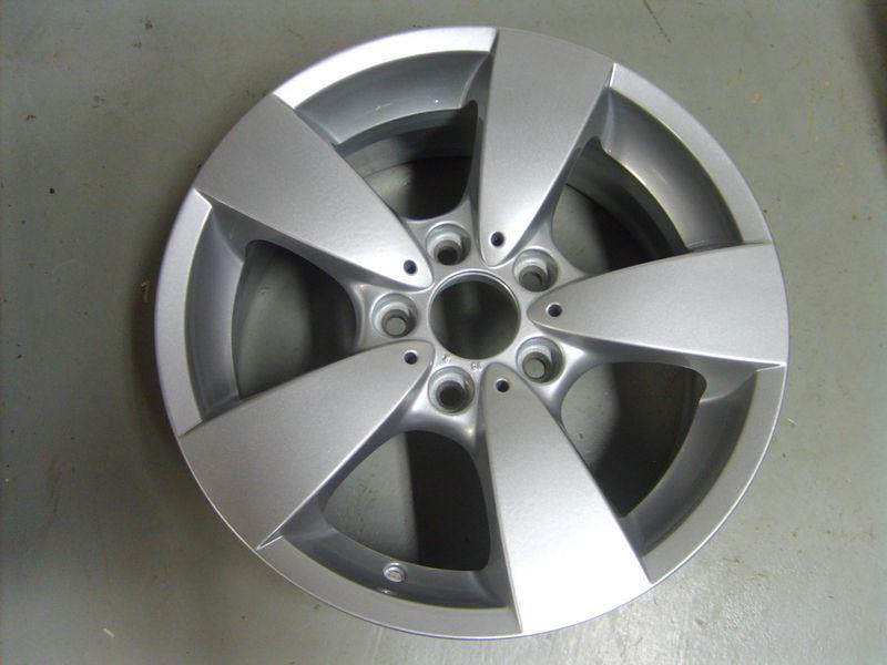 2006-2010 bmw 5 series wheel, 17x7.5, 5 spoke full painted silver