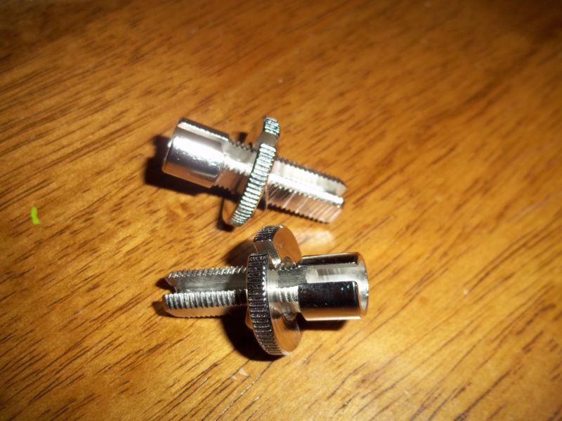Pair triumph bsa norton enfield amal brake and clutch lever copy cable adjusters