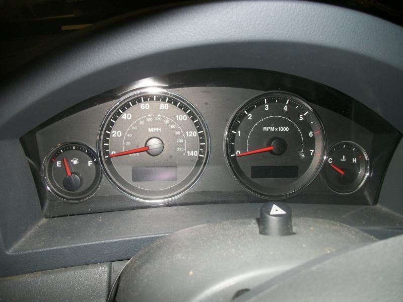 Speedometer 07 jeep grand cherokee exc. srt-8 3.7l mph 1128918