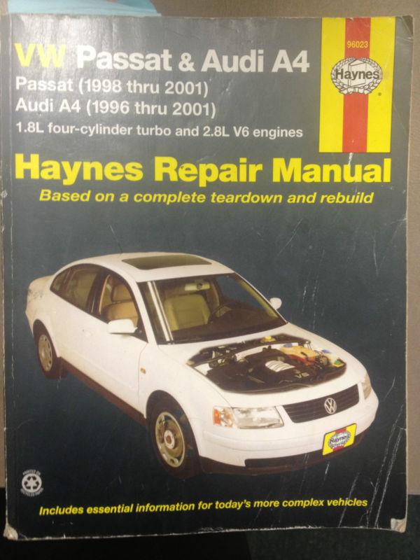 Haynes repair manual 96023- vw passat & audi a4