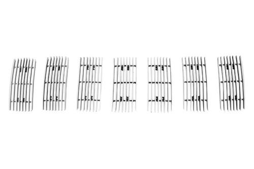 Paramount 30-0115 - jeep grand cherokee restyling 4.0mm billet grille 7 pcs