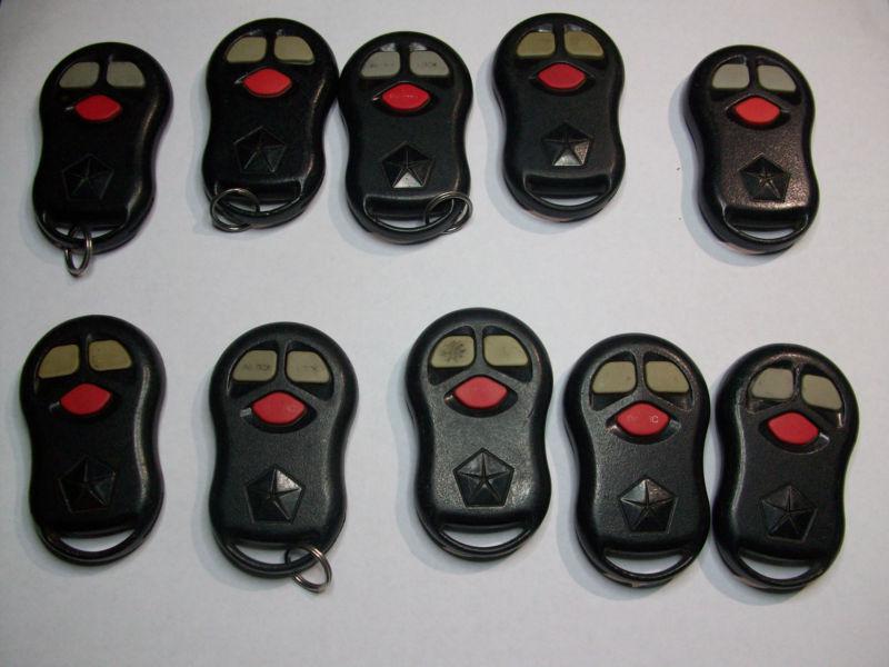 Lot of 10 factory kypt03c98ja 3 button oem key fob keyless entry remote replace