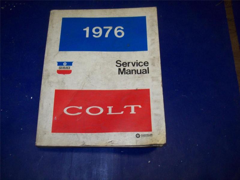 1976 76 dodge colt plymouth arrow factory shop service manual
