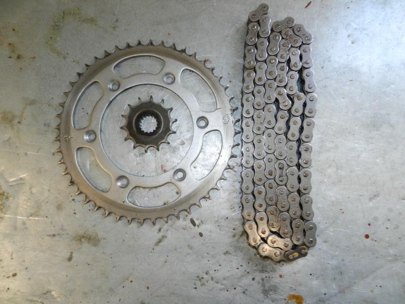 2001 ktm 400 mxc sprocket chain combo 520 14 48 o-ring 450 520 525 exc xc sx