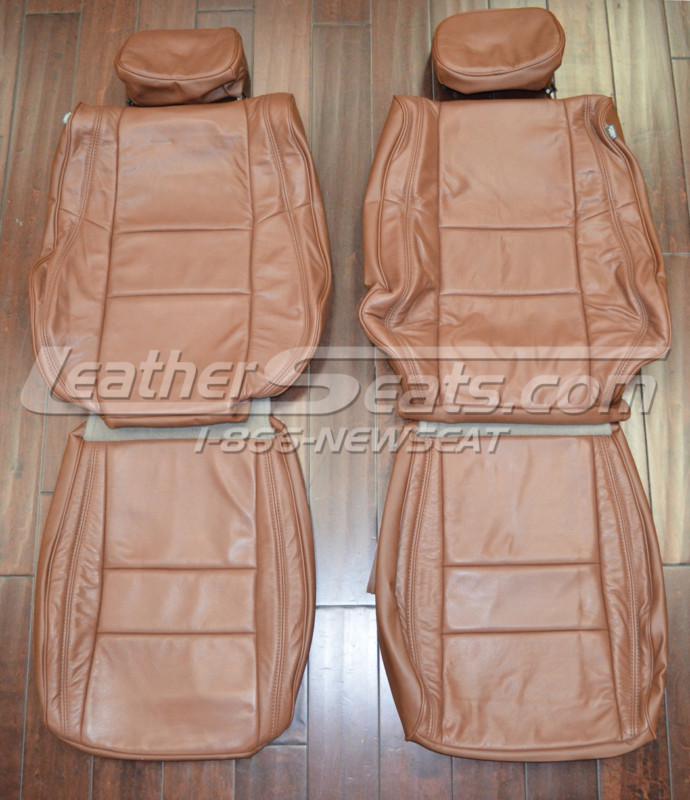2011 - 2013 jeep grand cherokee custom leather trimmed upholstery seat covers