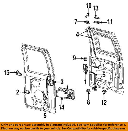 Ford oem 8c2z15431a02c back door-handle
