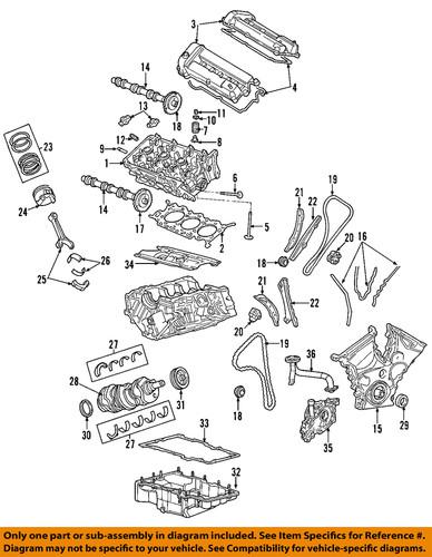 Ford oem 6f9z-6584-ba valve cover gasket/engine valve cover gasket