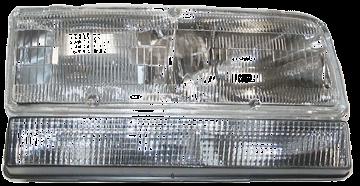 Headlight combo clear headlamp assembly w/psml front passenger side right rh
