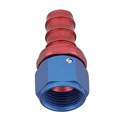 Summit 220700 hose end straight -4 an hose barb to female -4 an red/blue ea