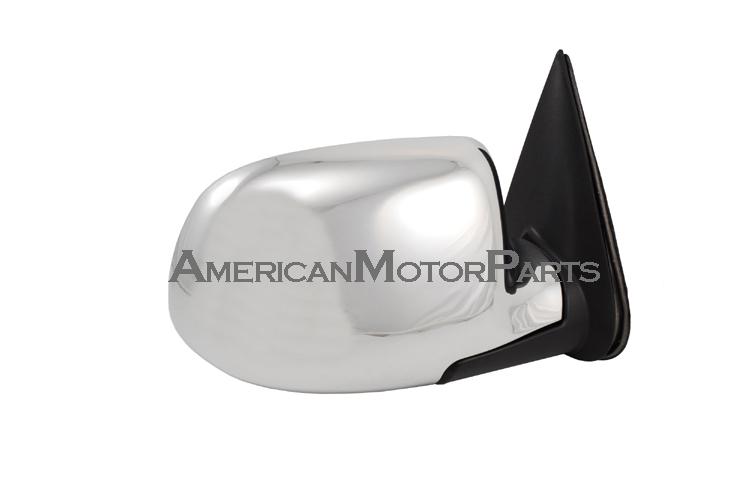 Right side replacement performance power chrome heated mirror chevy gmc cadillac