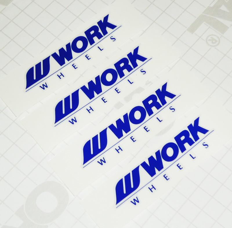 17" work meister s1 wheel spokes replacement decal sticker