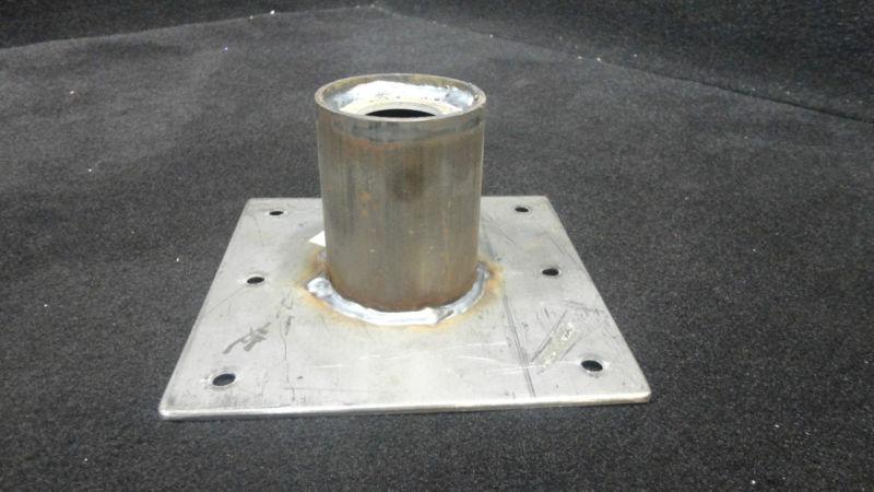 #238330 - 2 3/8'' 7''x7'' attwood center based stainless steel boat seat base #2