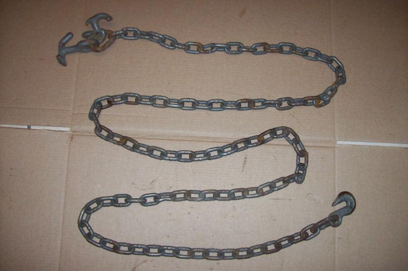 B/a products 10' chain 5/16 g7 with 2 hooks hammerhead wrecker rollback tow 