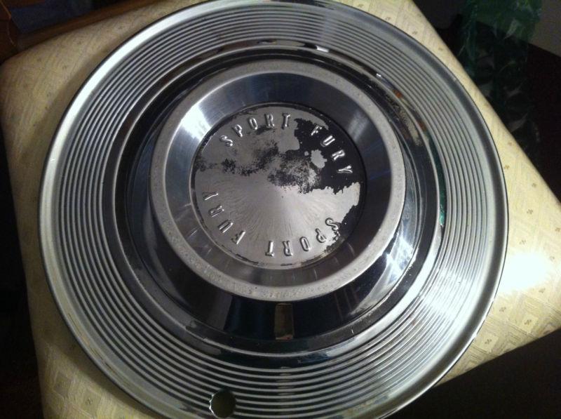 1962/63 plymouth sport fury 14" hubcap 