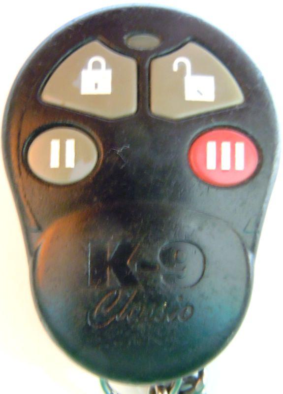 K-9 keyless remote starter fob elv144 part# 146 clicker  transmitter control oem