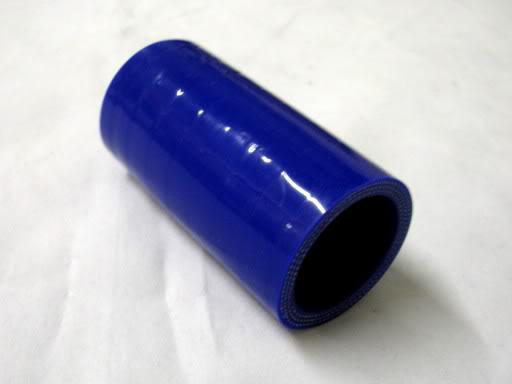 Blue silicone hose coupler 32mm straight 1.33" silicon