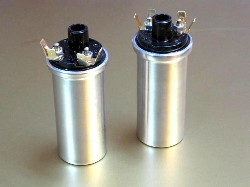 6 volt coil set triumph norton 40mm od 500 650 750 850 lucas copy 45275 coils 6v