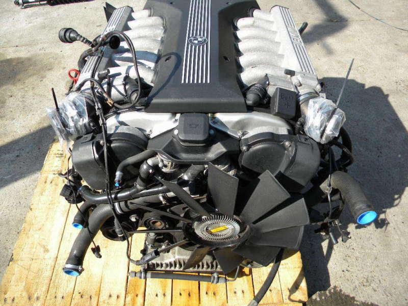 98 bmw e38 750il 750 v12 engine motor runs great video inside