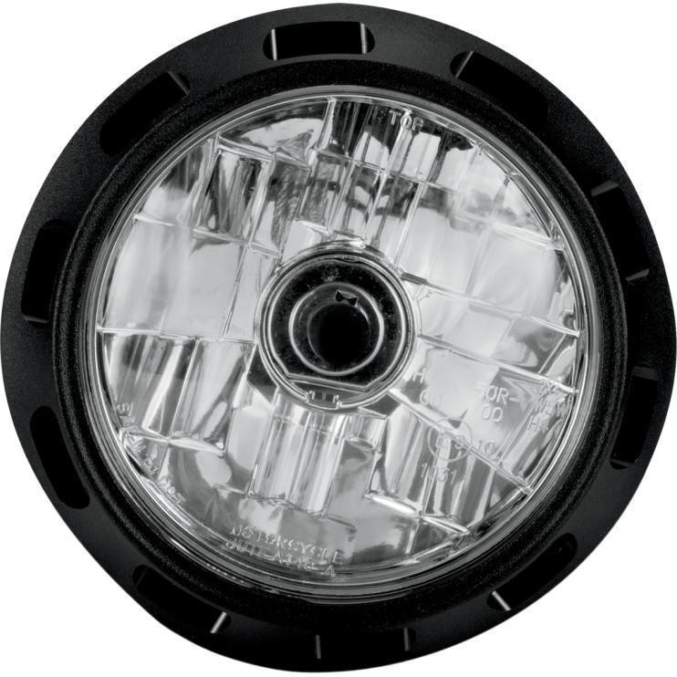 Performance machine apex 5 3/4" black ops headlight 84-14 harley softail fxst