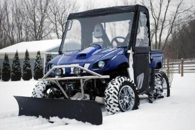 Kawasaki mule 3010 4x4 trans diesel cycle country 72" utv snow plow system
