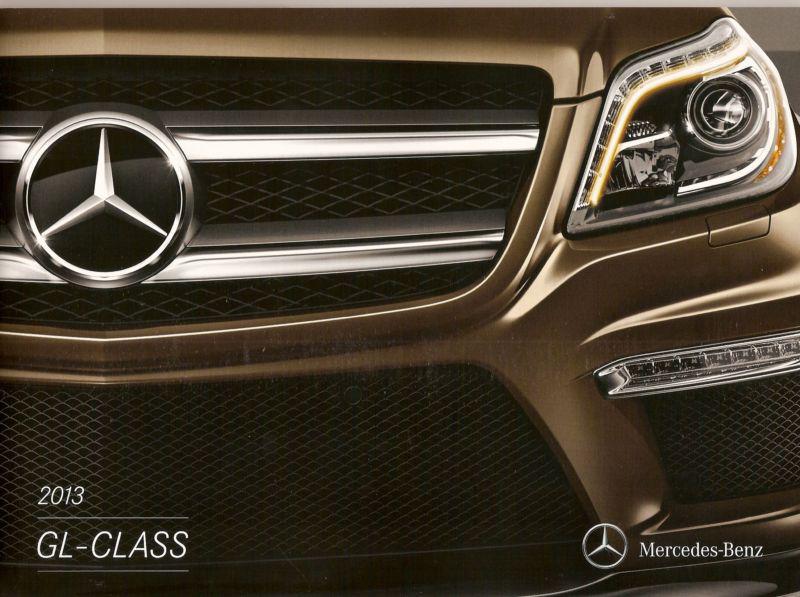 2013 mercedes benz gl-class gl350/450/550 22 page brochure