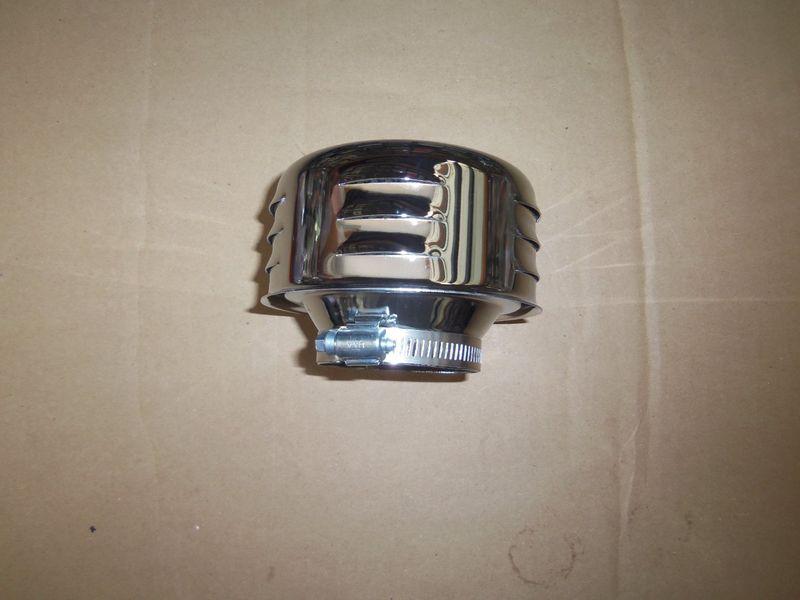 Ford hot rod air cleaner-chrome plated- hr-9600-lv      louvered  2 5/8  opening